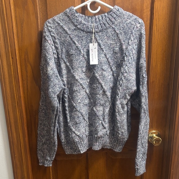 My Style Loft Sweaters - Heathered Gray Crew Neck Sweater